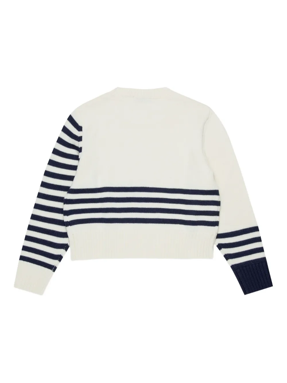 MAX&Co. Kids Trui met gestreept detail Wit