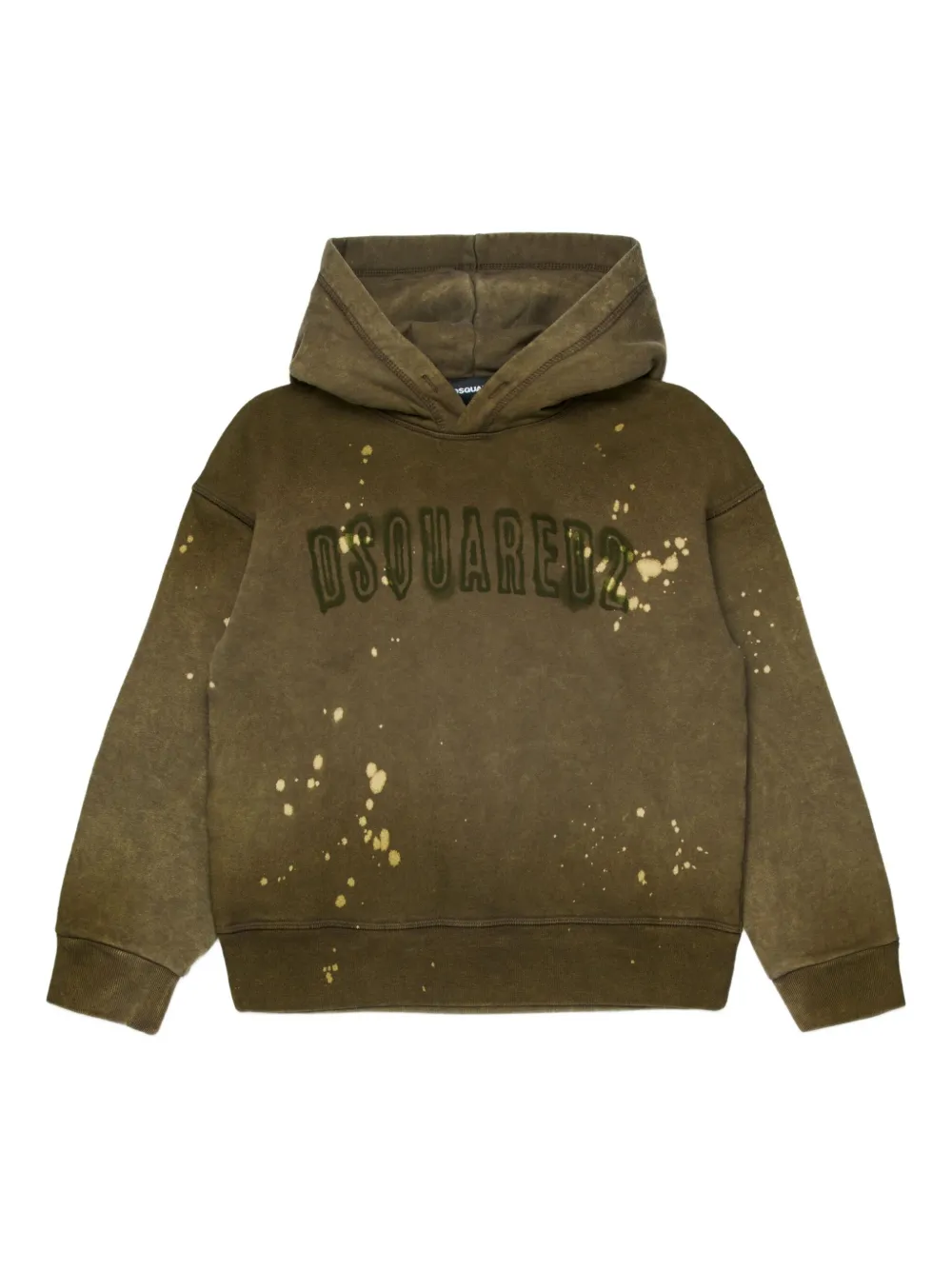 DSQUARED2 KIDS Katoenen hoodie Groen