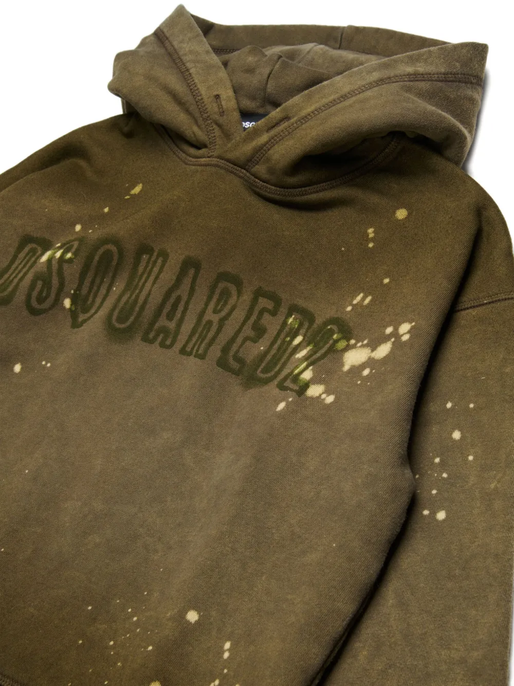 DSQUARED2 KIDS Katoenen hoodie Groen