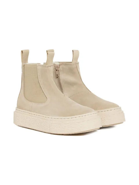 MM6 Maison Margiela Kids zip-detail platform boots