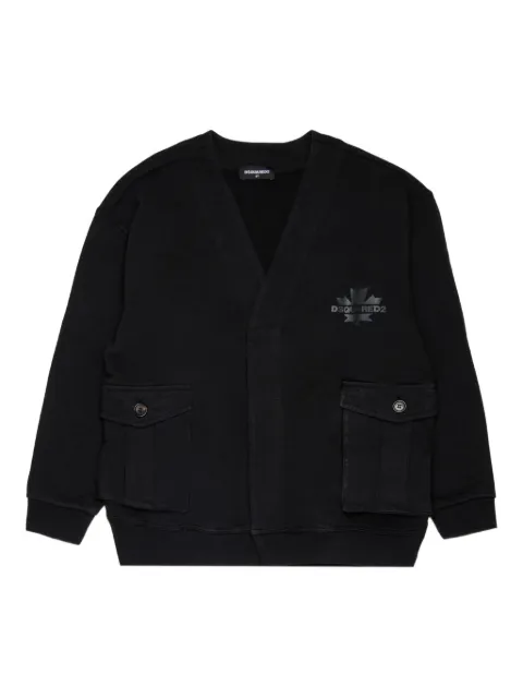 DSQUARED2 KIDS Cardigan mit Logo-Print