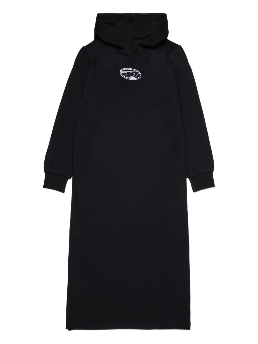 Diesel Kids Jurk met capuchon Zwart