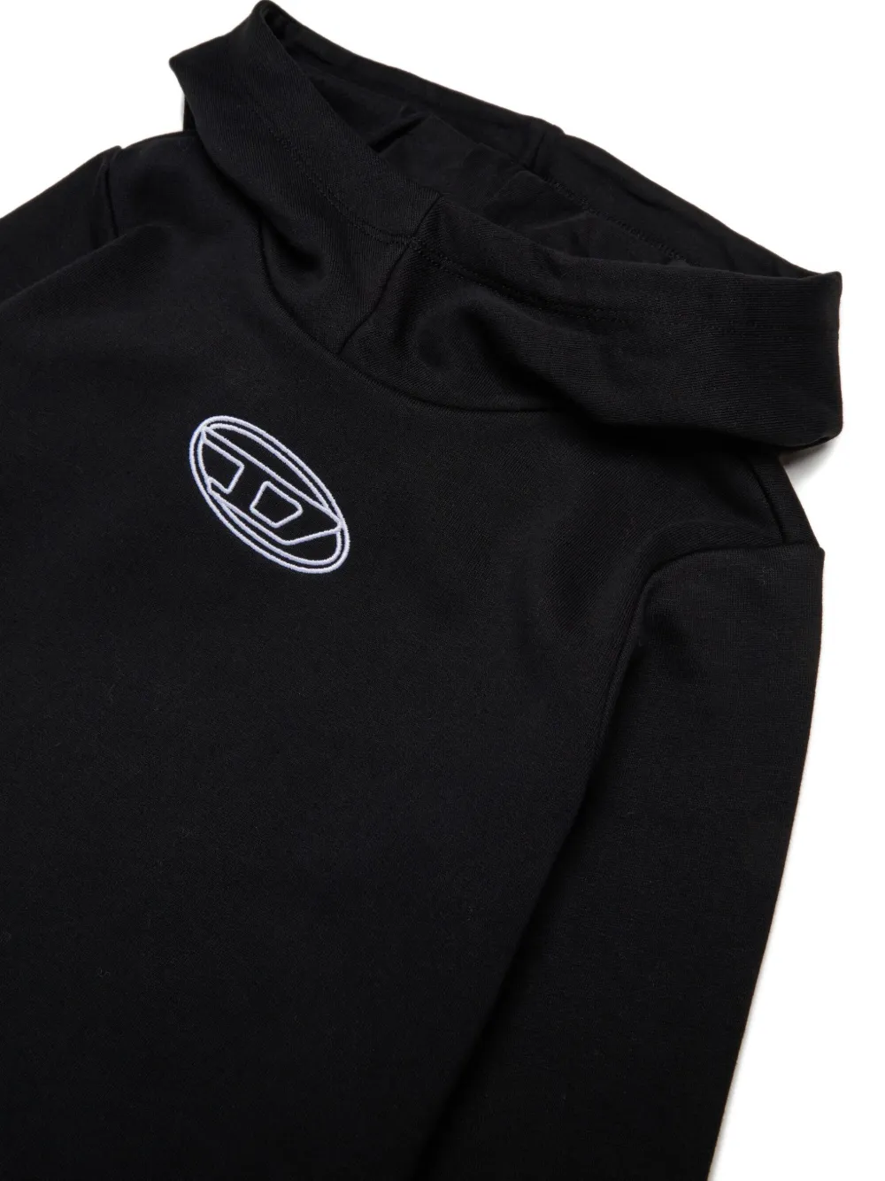 Diesel Kids Jurk met capuchon Zwart