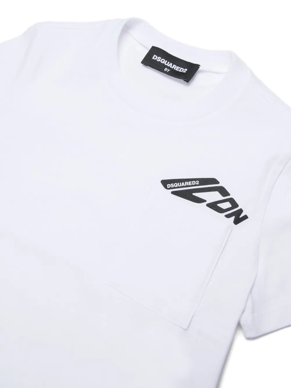 DSQUARED2 KIDS T-shirt met print Wit