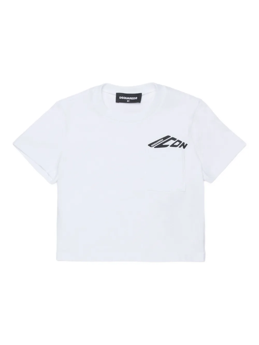 DSQUARED2 KIDS T-shirt met print Wit