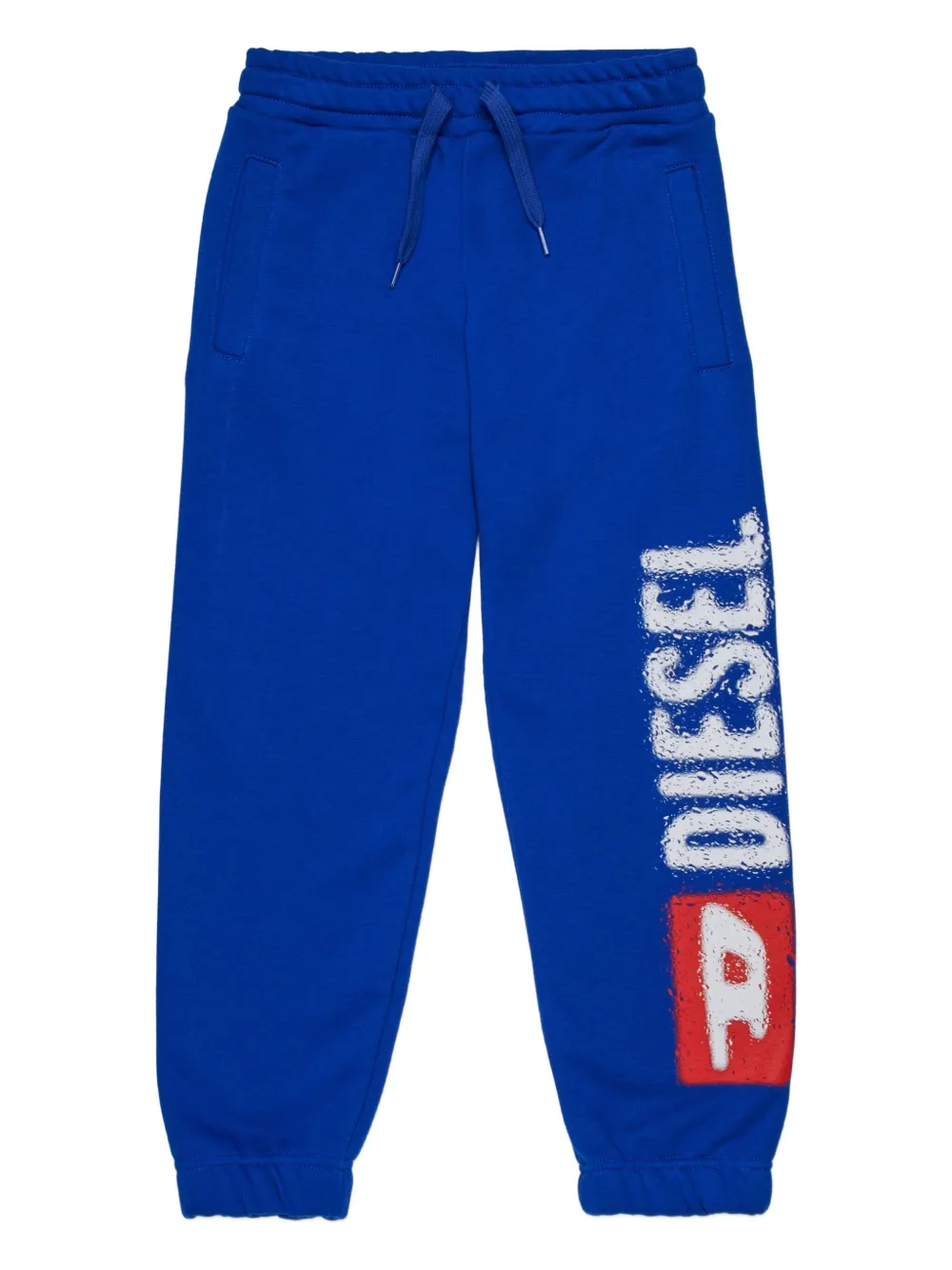 Diesel Kids Trainingsbroek met logoprint Blauw