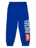 Diesel Kids logo-print track pants - Blue