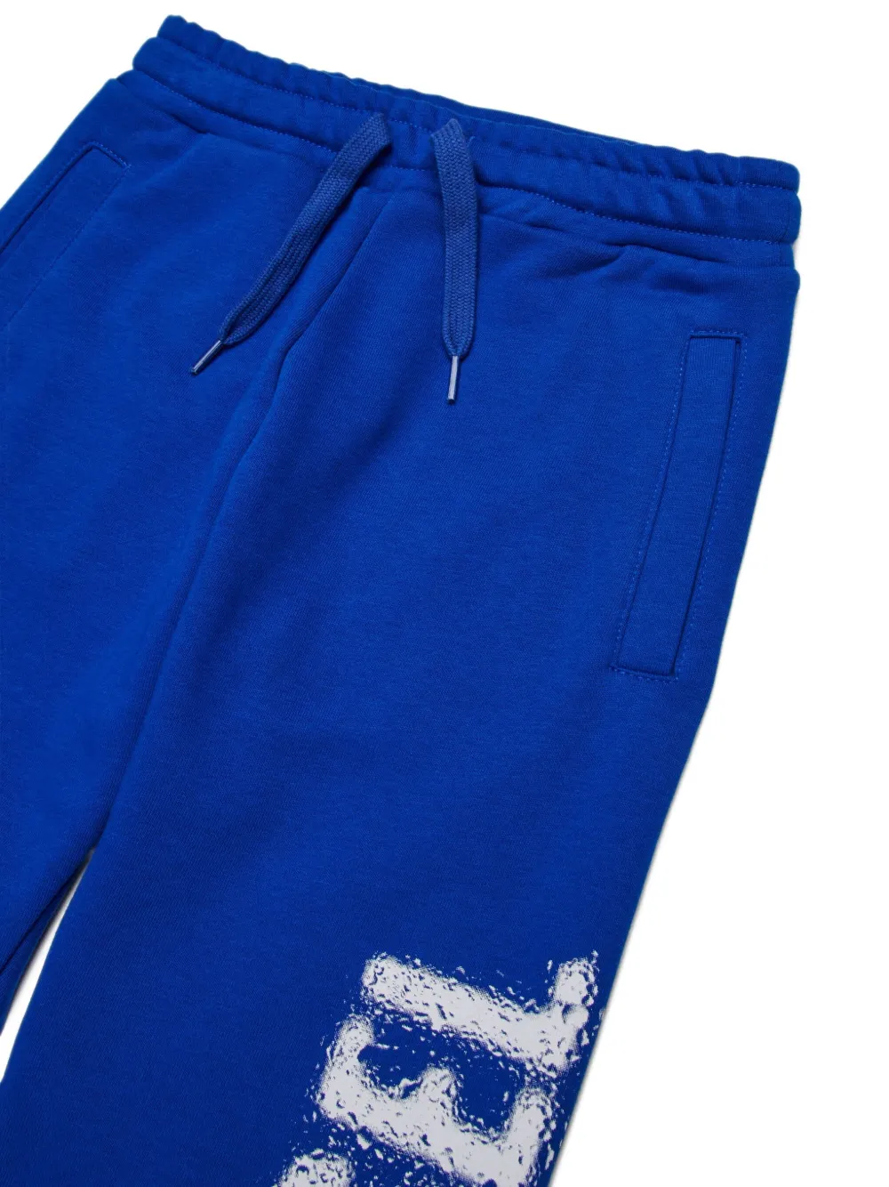 Diesel Kids Trainingsbroek met logoprint Blauw