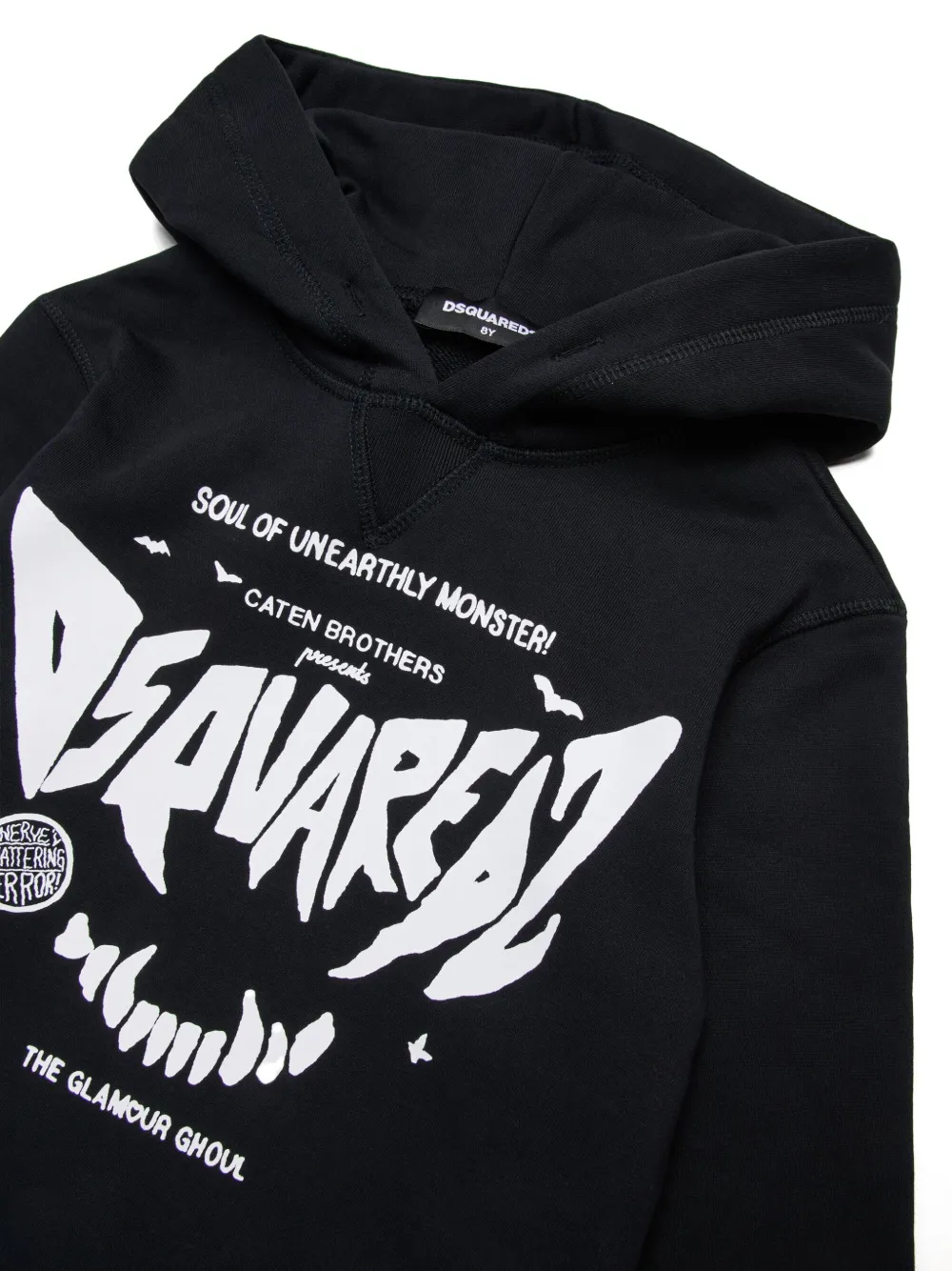 DSQUARED2 KIDS Katoenen hoodie Zwart