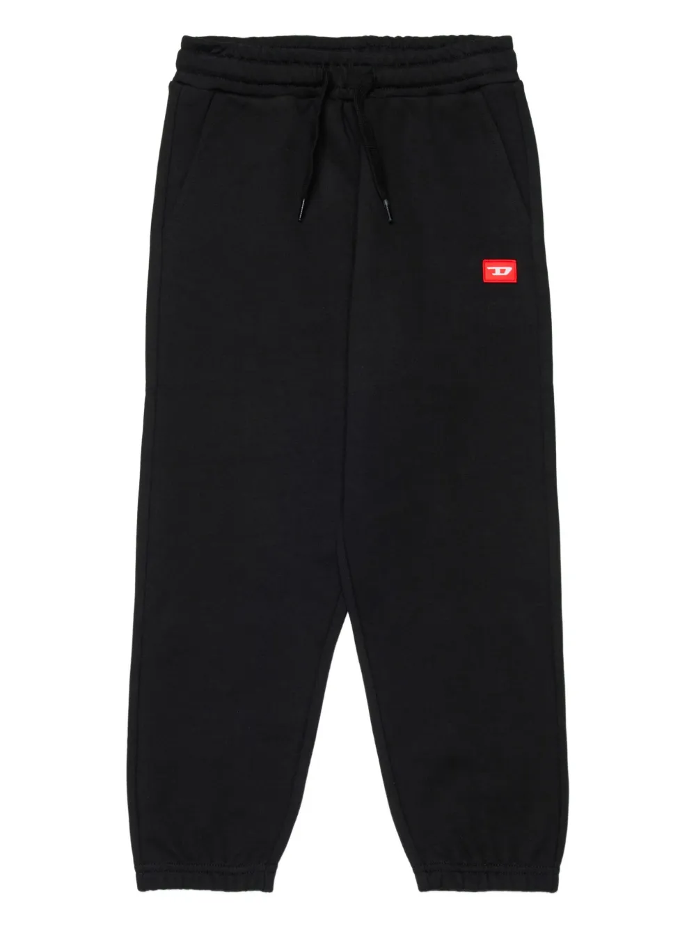 Diesel Kids Katoenen trainingsbroek Zwart