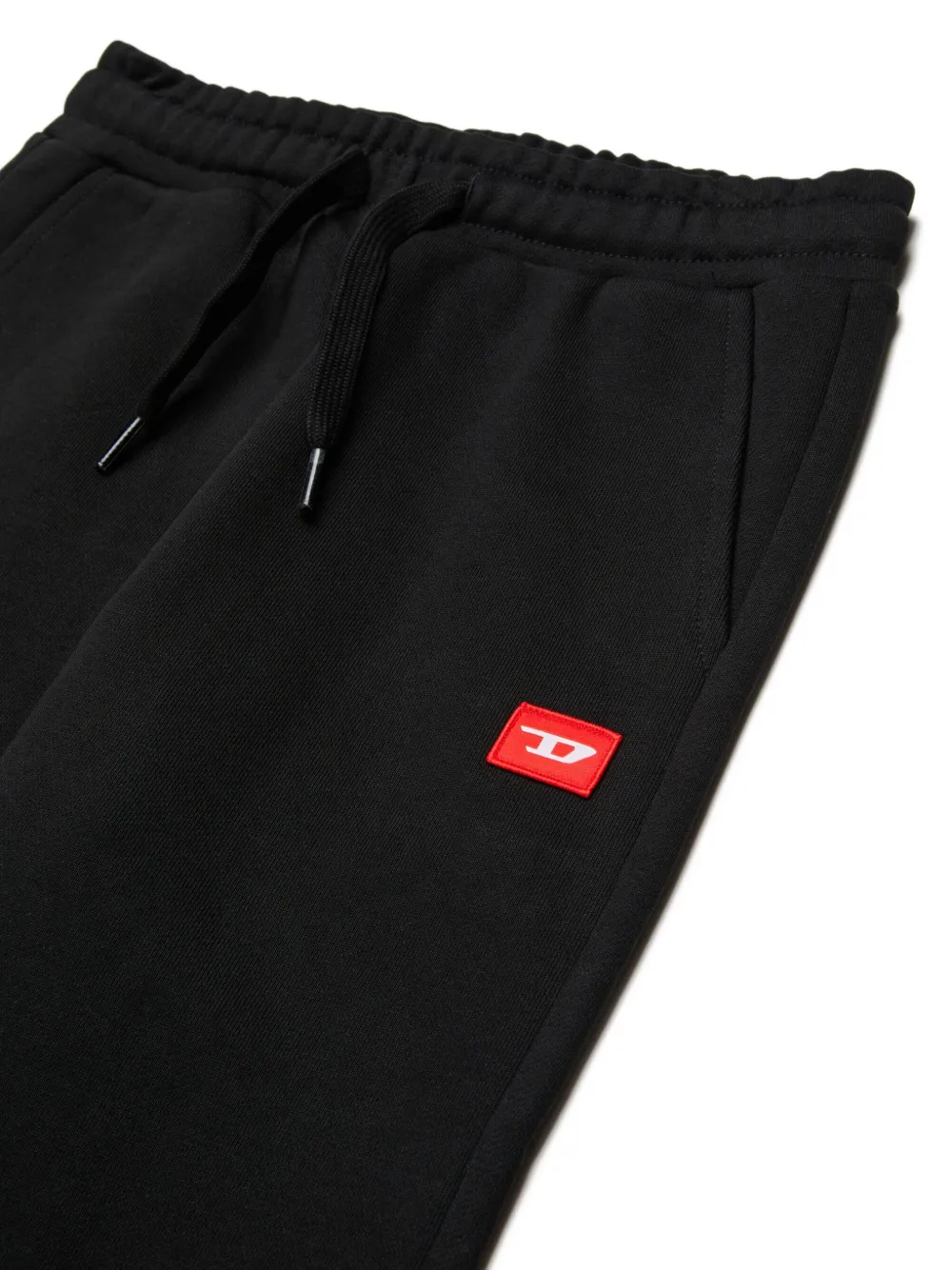 Diesel Kids Katoenen trainingsbroek Zwart