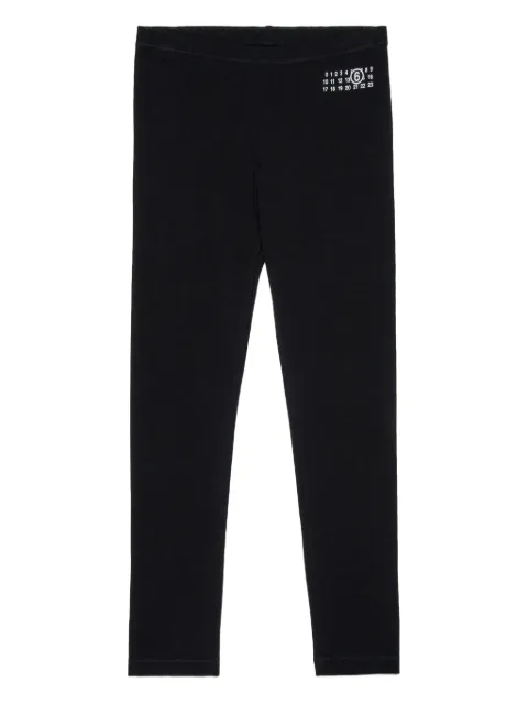 MM6 Maison Margiela Kids ليغينغ بنقش أرقام