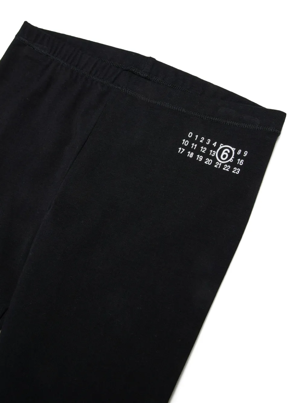 MM6 Maison Margiela Kids Legging met Numbers-patroon Zwart