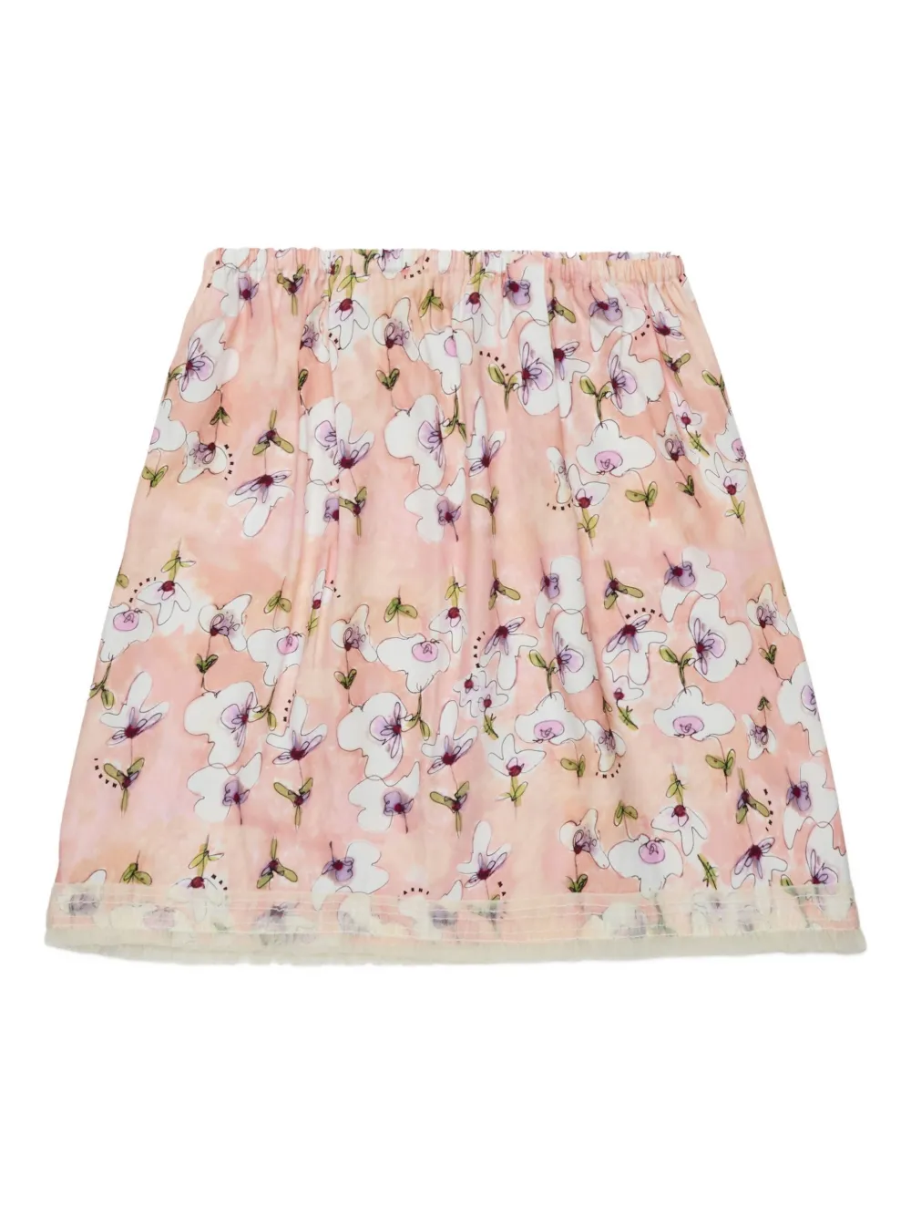 Marni Kids Rok met bloemenprint Roze