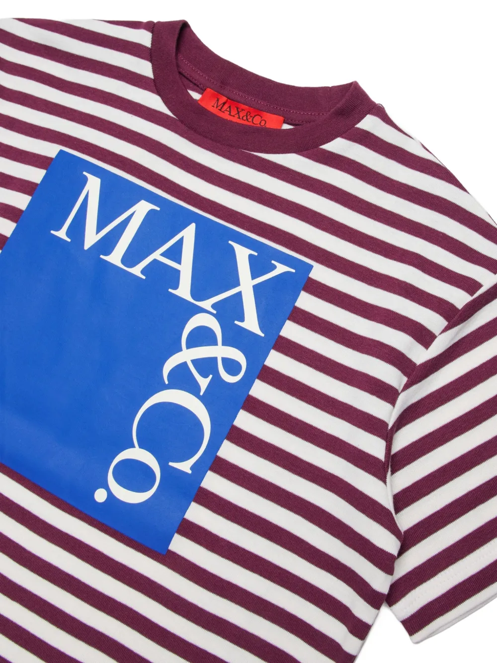 MAX&Co. Kids T-shirt met logoprint Paars