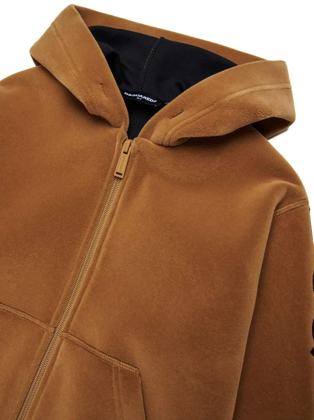 DSQUARED2 KIDS Jersey hoodie Bruin