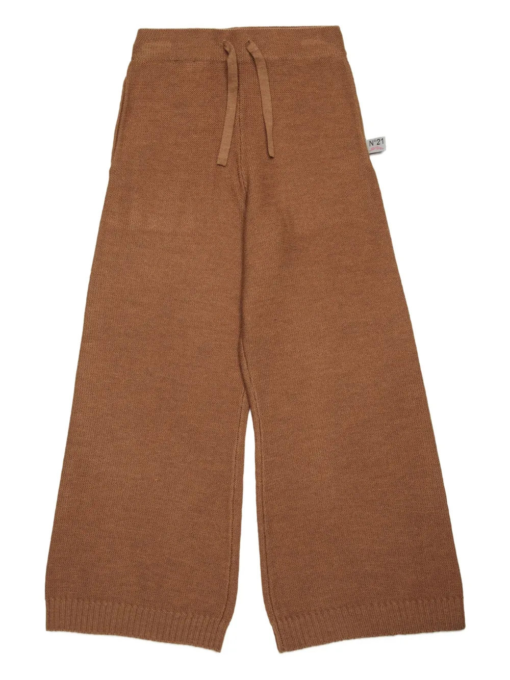N°21 Wool-blend Trousers In Brown