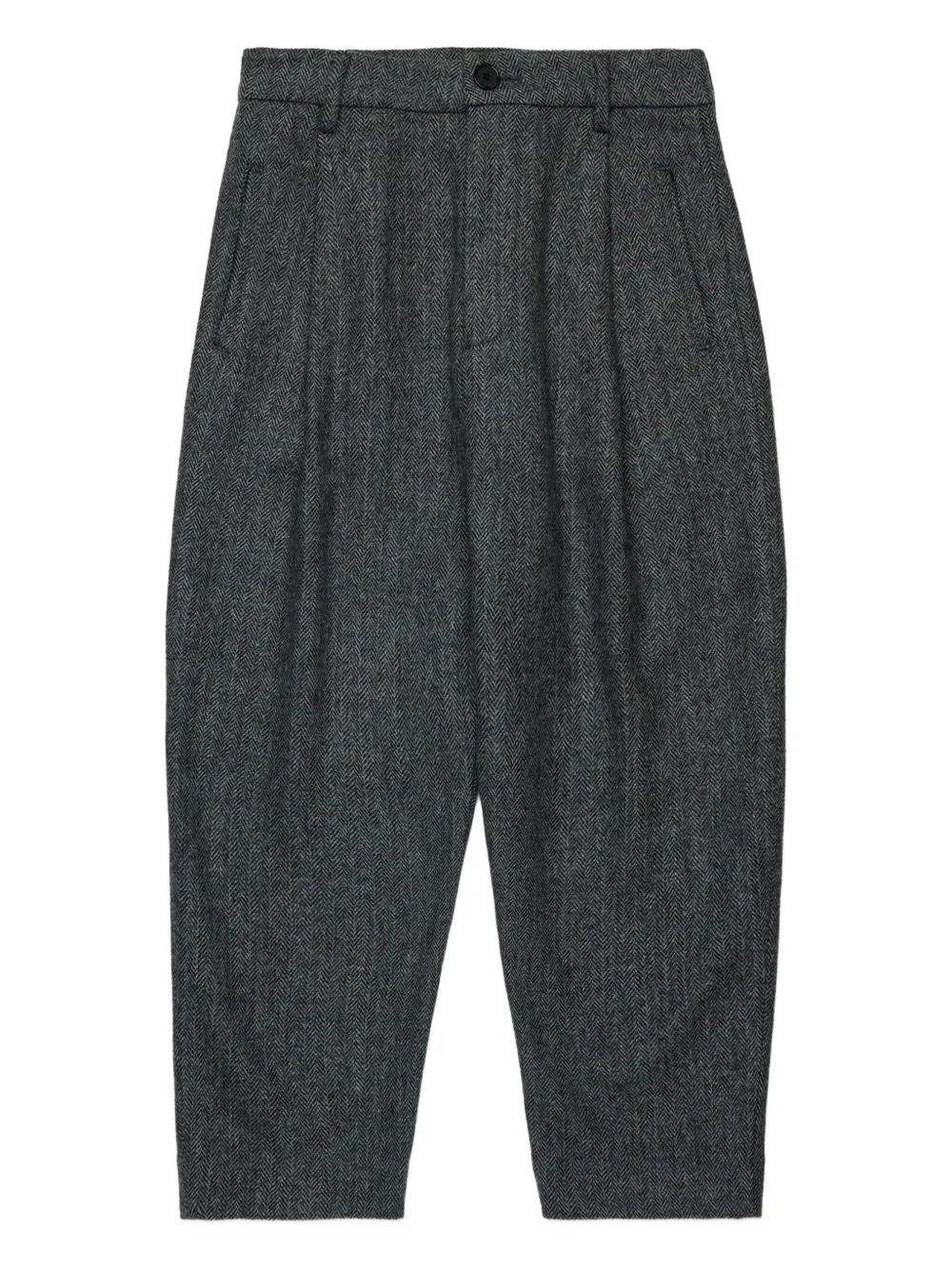 Marni Kids Broek met visgraatpatroon Grijs