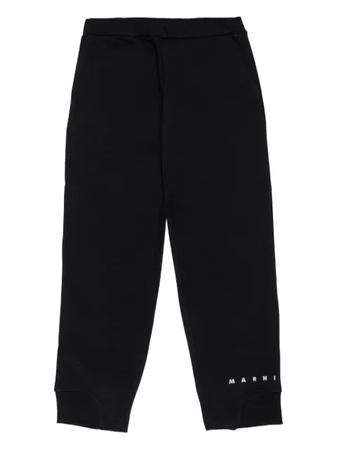 Marni Kids elastic-waistband logo-detail track pants