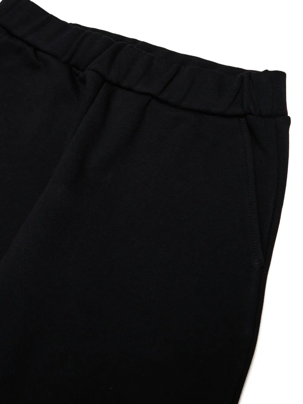 Marni Kids Trainingsbroek met elastische tailleband en logodetail Zwart