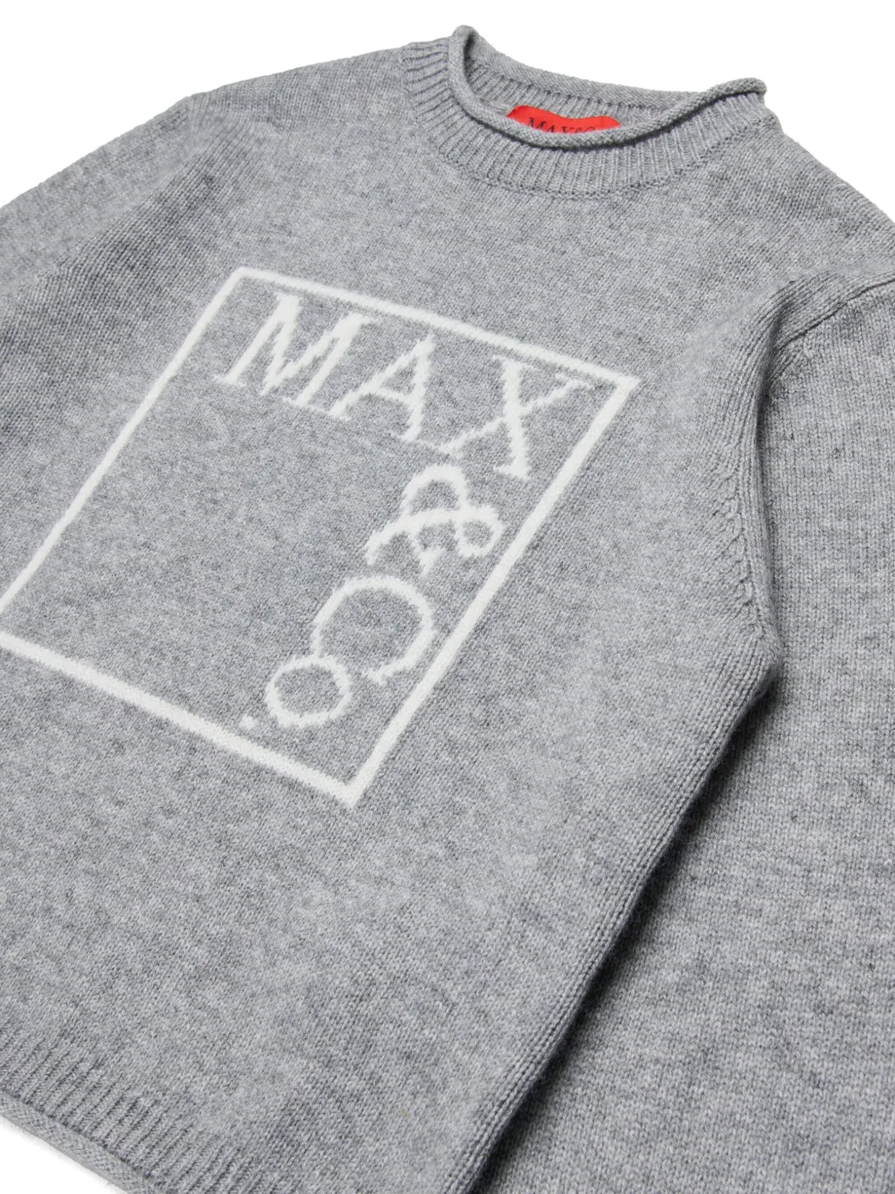 MAX&Co. Kids Trui met logo Grijs