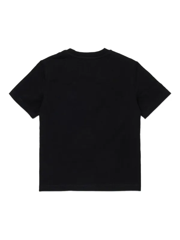 Diesel Kids Tiprid ハートプリント Tシャツ | ブラック | FARFETCH JP