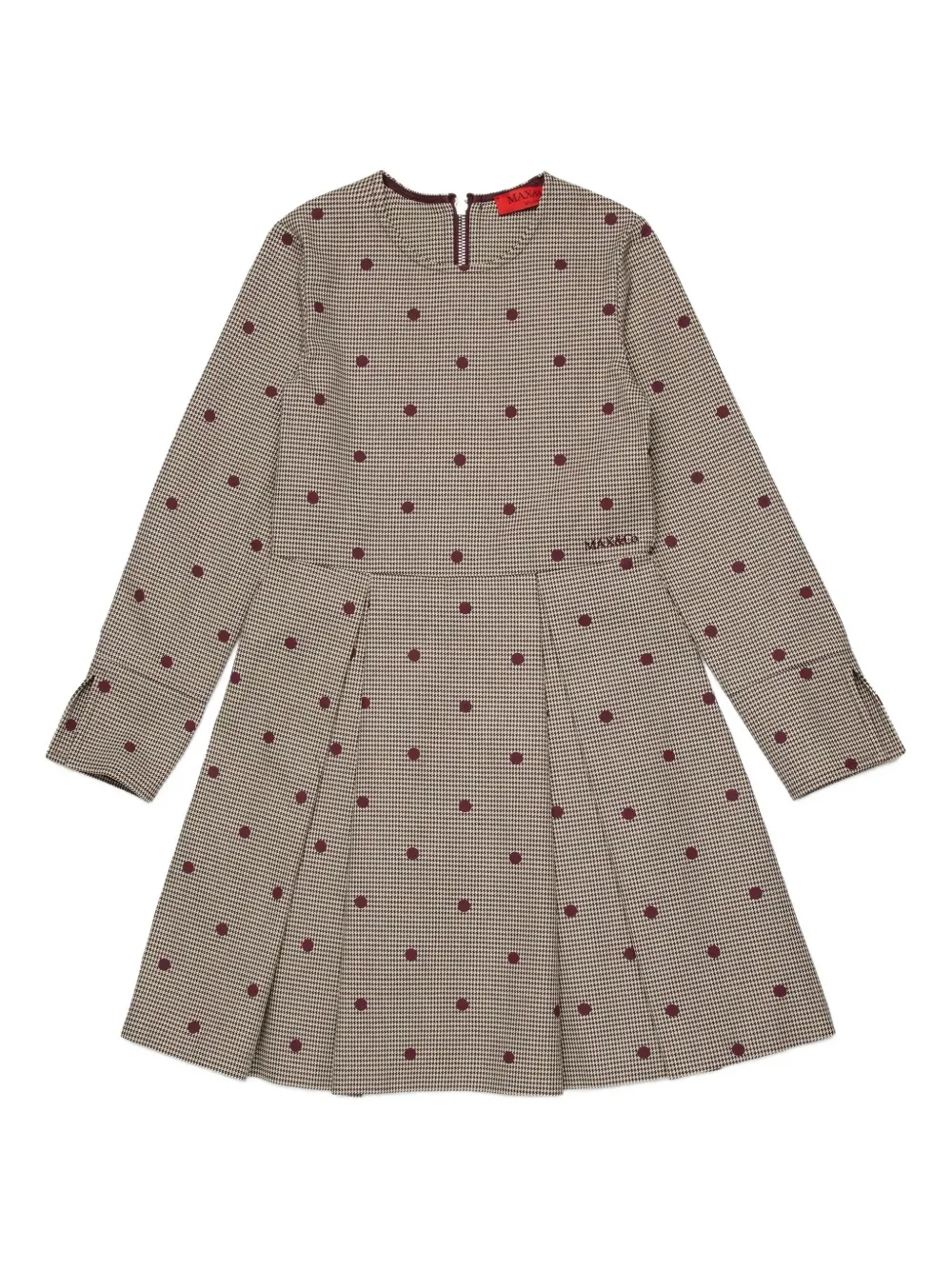 MAX&Co. Kids polka dot-print dress | Brown | Image 1