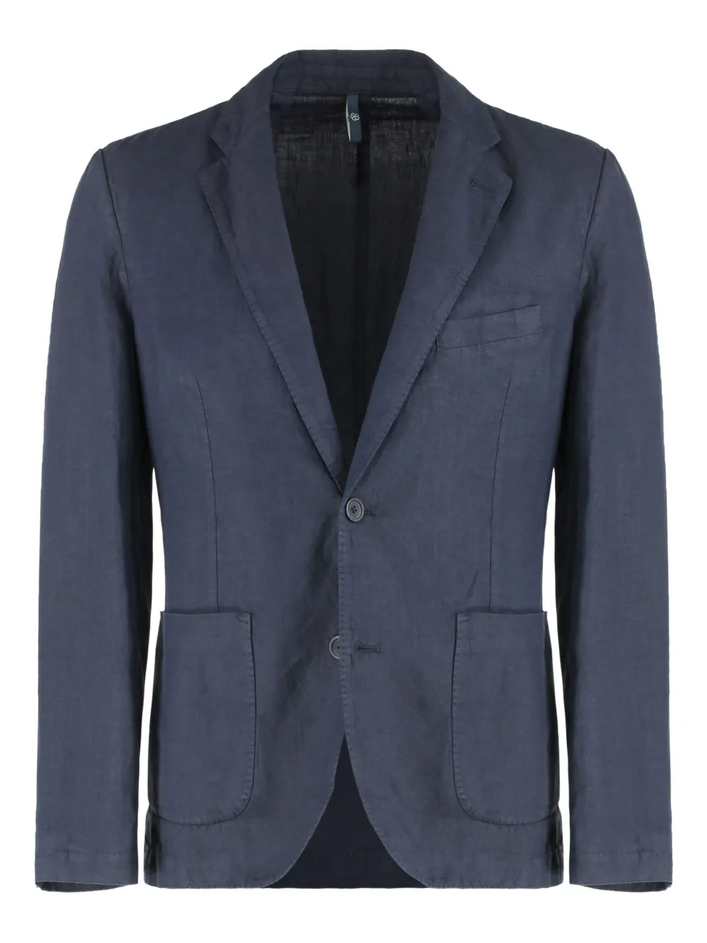 120% Lino single-breasted blazer | Blue | Image 1