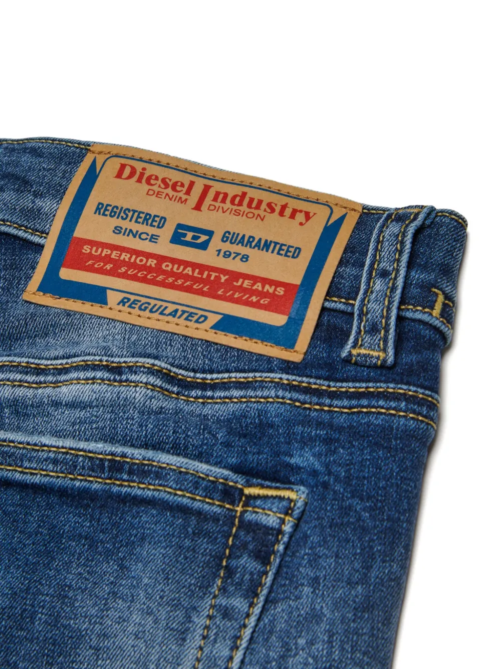 Diesel Kids 1979 Sleenker-J jeans Blauw