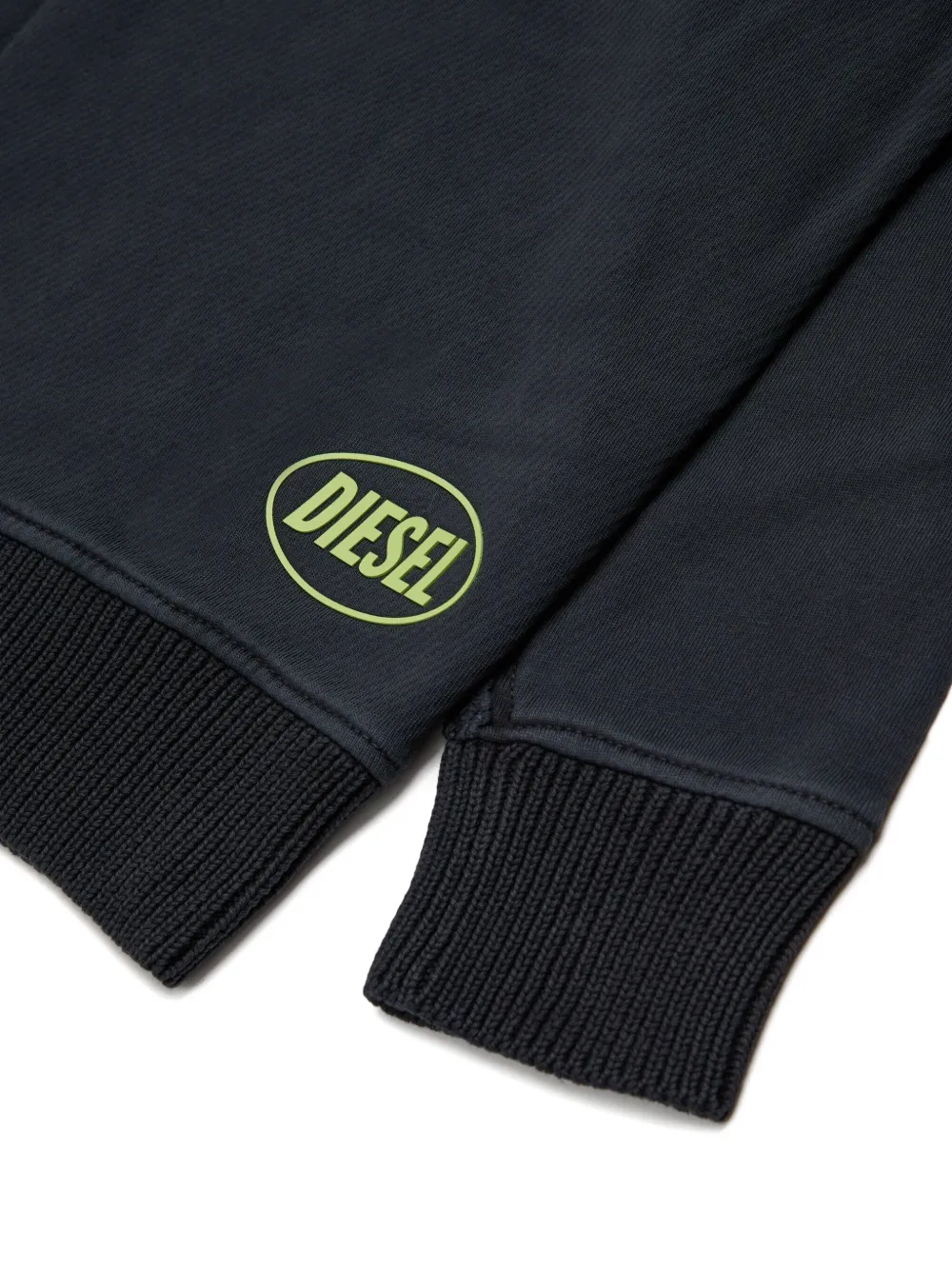 Diesel Kids Trui met logoprint Zwart