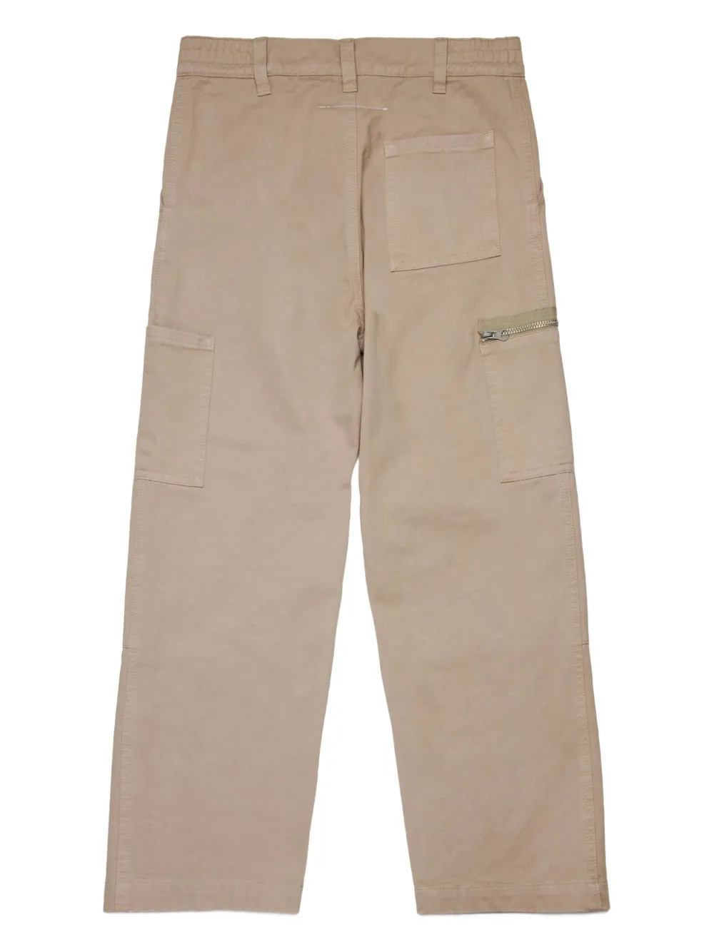 MM6 Maison Margiela Kids Katoenen broek Beige