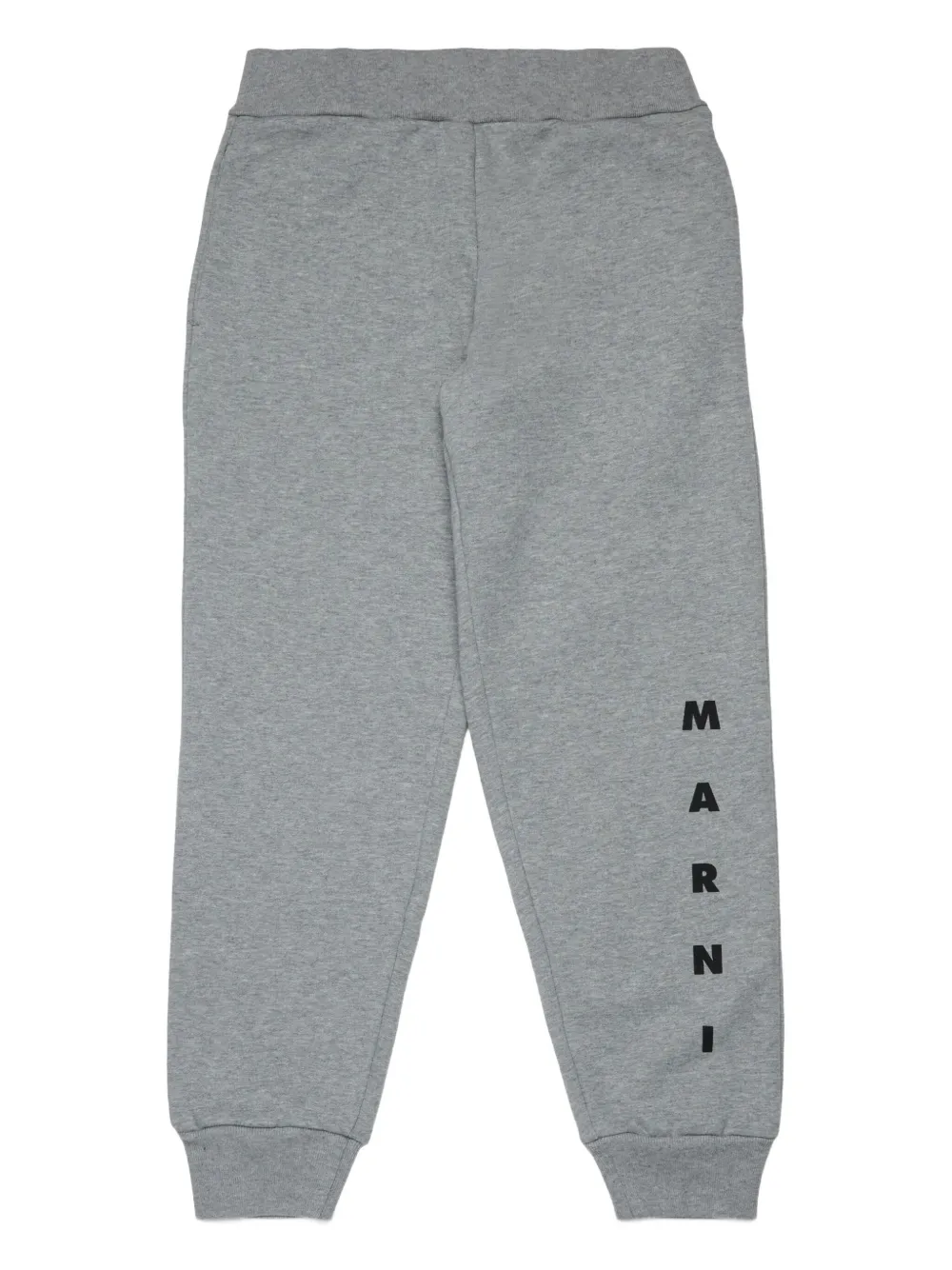 Marni Kids logo-detail sweatpants Grijs