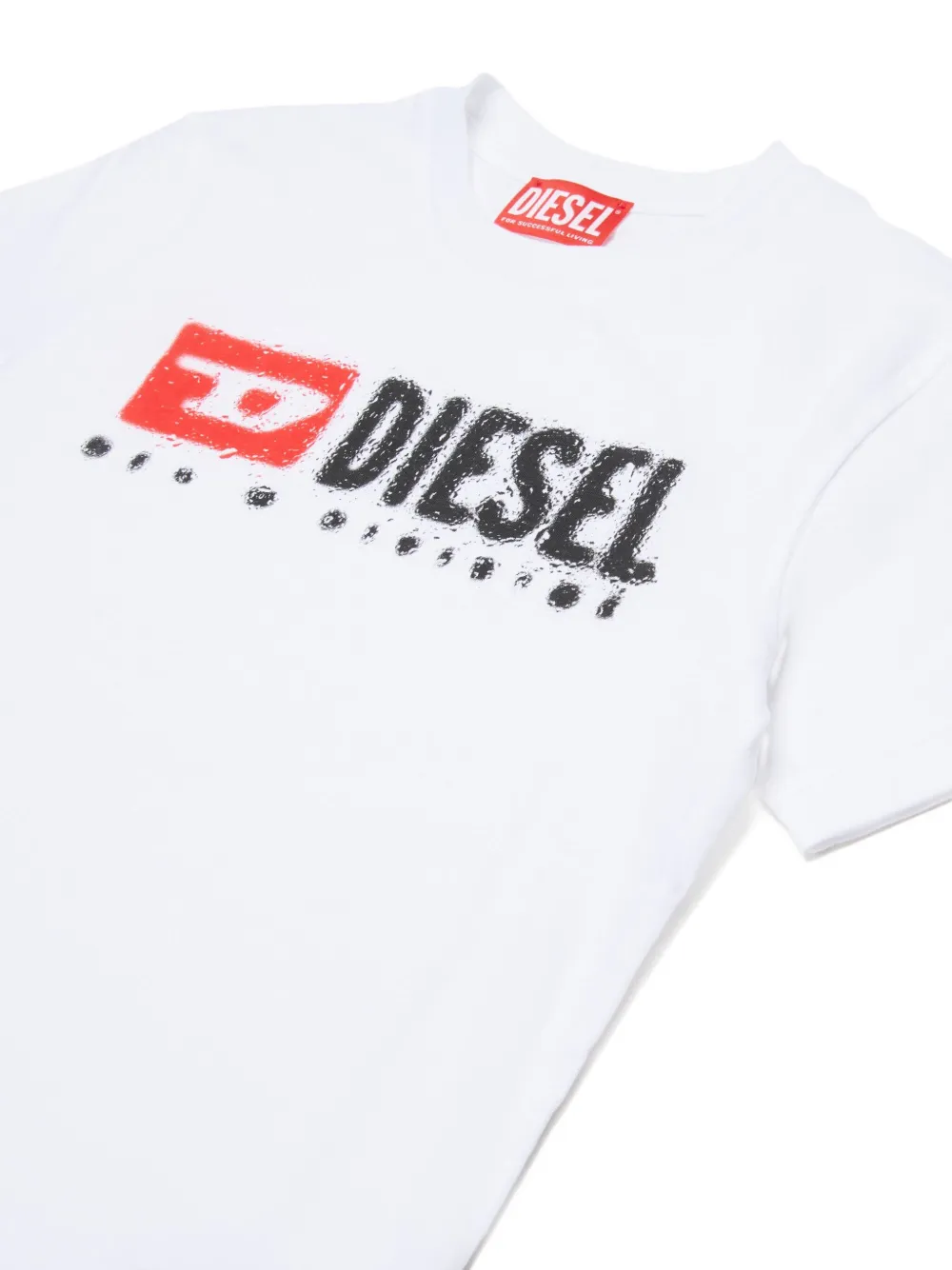 Diesel Kids Adjust-K14 T-shirt Wit