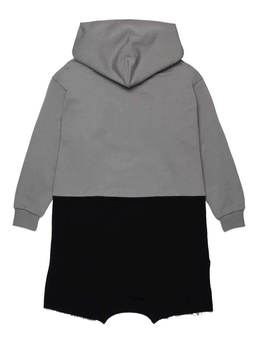MM6 Maison Margiela Kids Katoenen jurk met Numbers-patroon Grijs