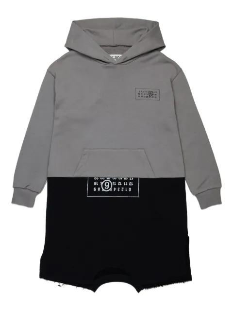 MM6 Maison Margiela Kids فستان قطن بنقش أرقام