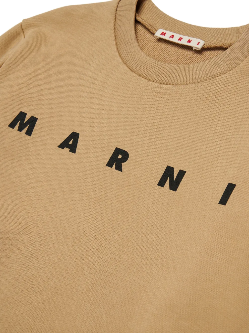 Marni Kids Sweater van katoen Beige