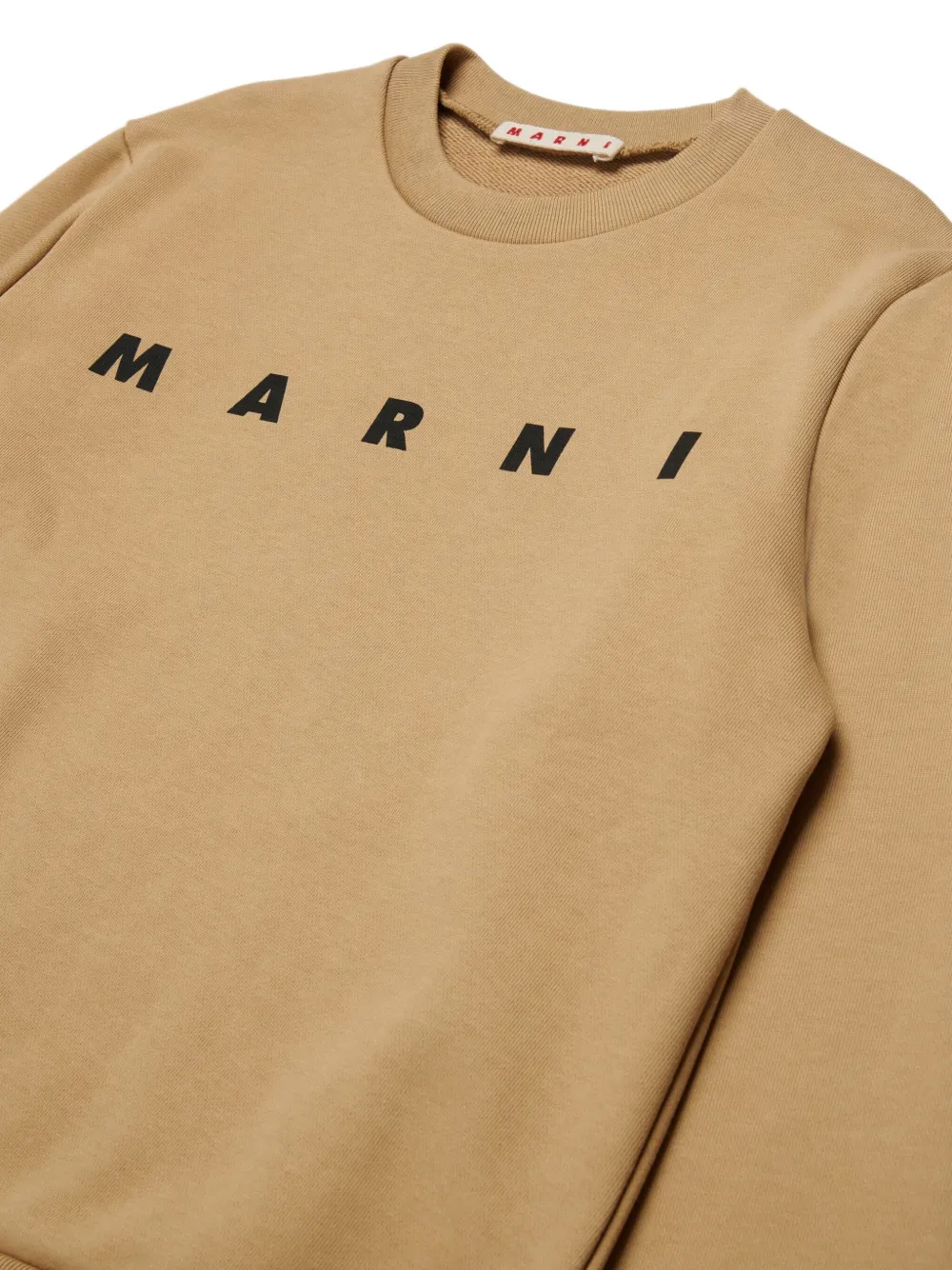 Marni Kids Sweater van katoen Beige