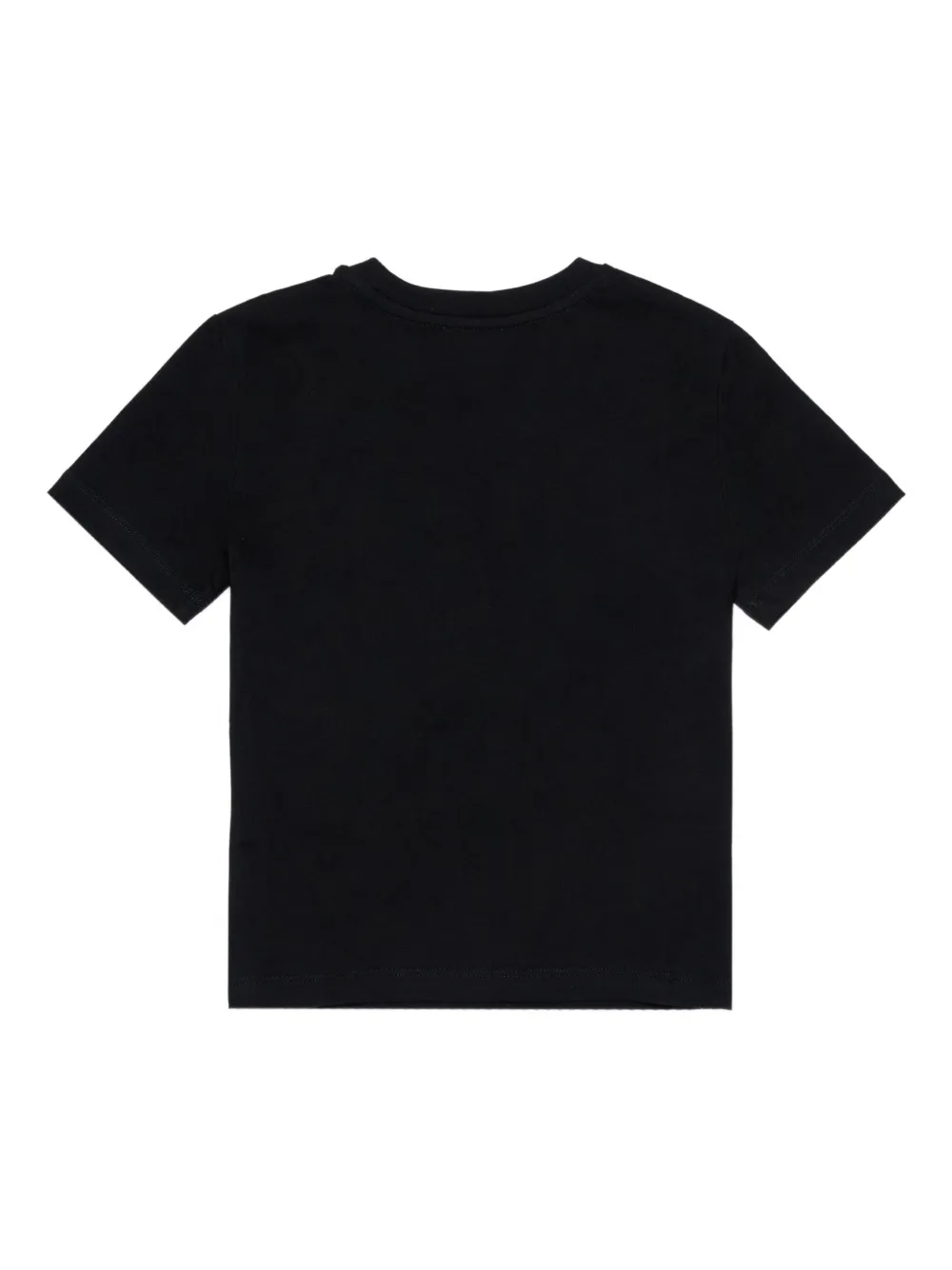 Diesel Cotton Blend T-shirt With  Print In Black