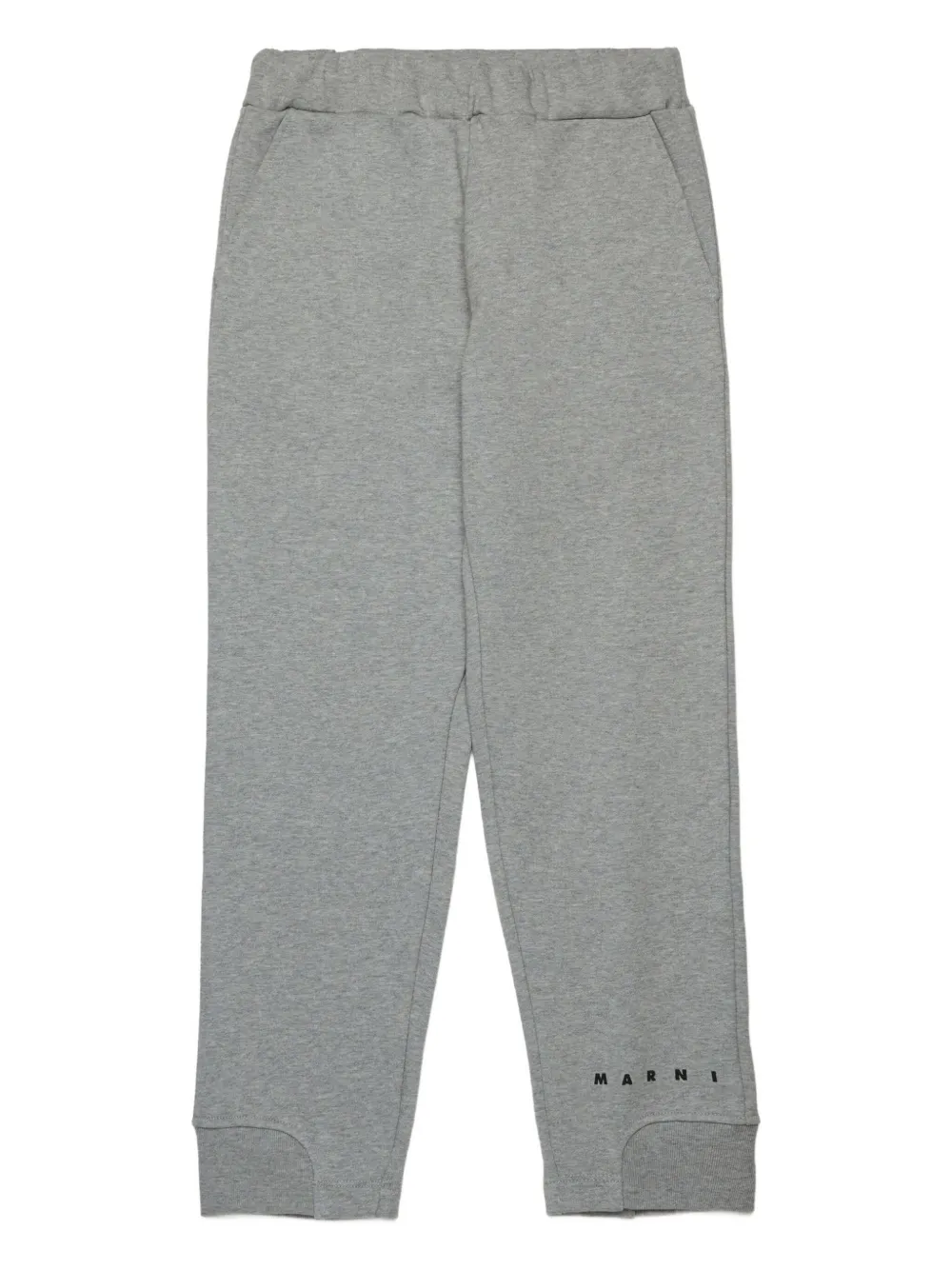 Marni Kids Broek met logoprint Grijs