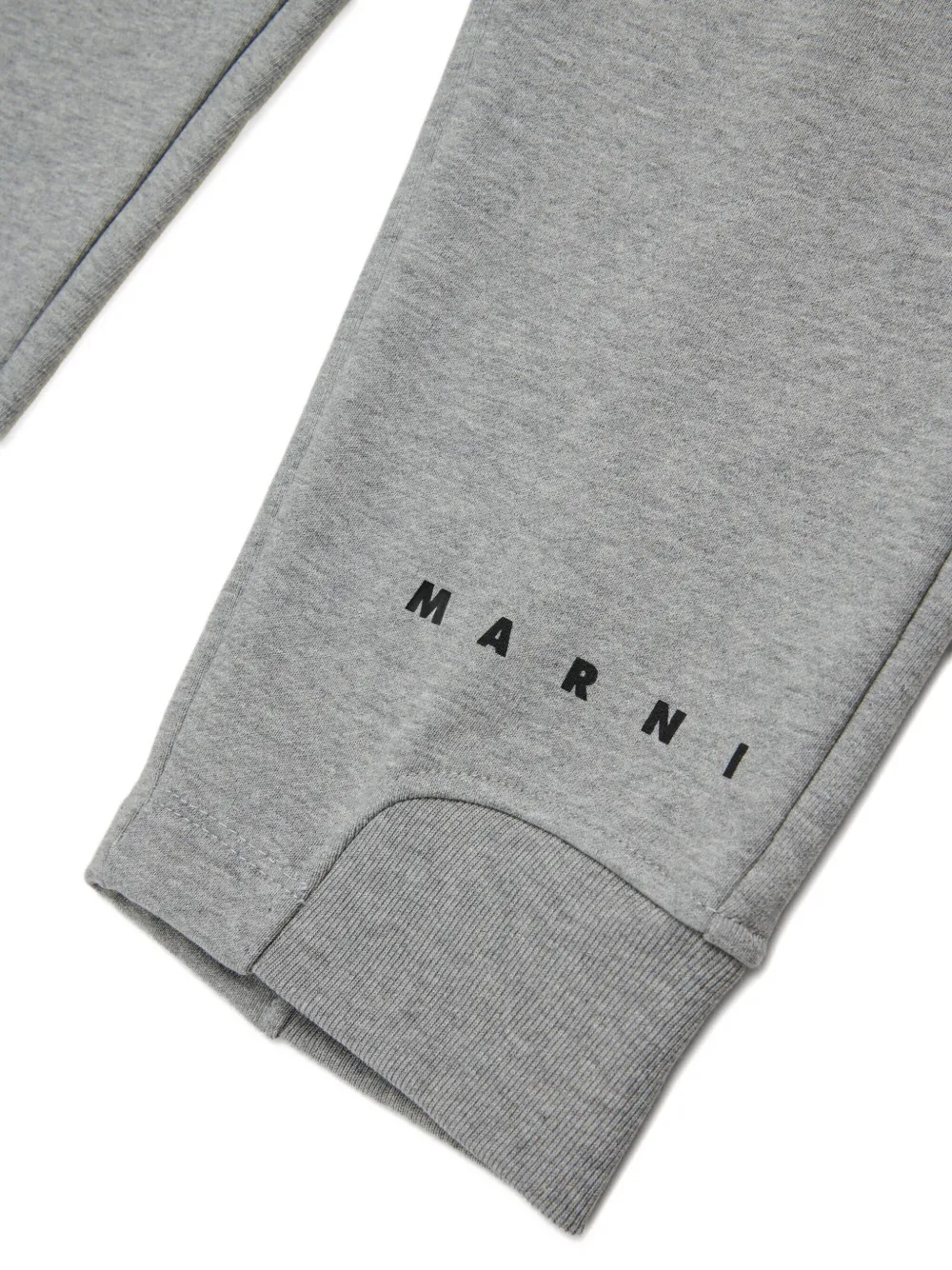 Marni Kids Broek met logoprint Grijs