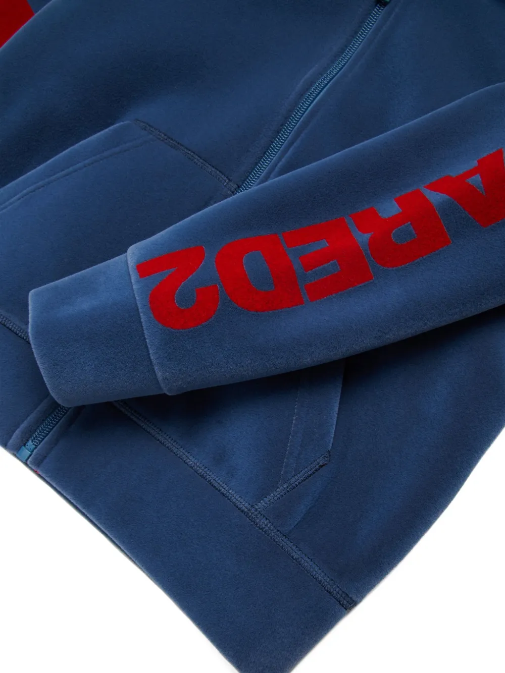 DSQUARED2 KIDS Jersey hoodie Blauw