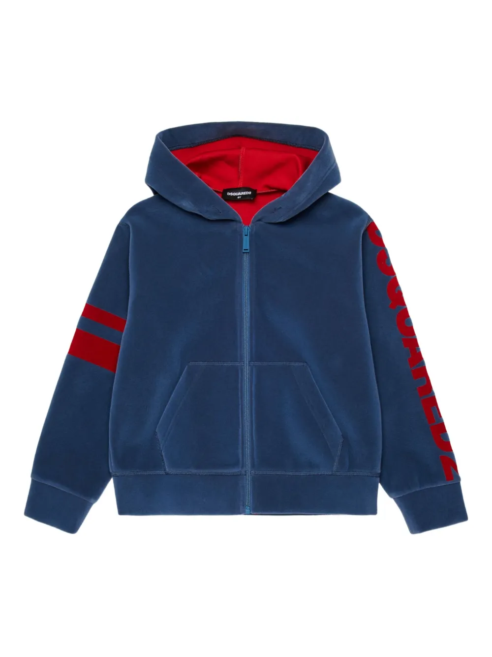 DSQUARED2 KIDS Jersey hoodie Blauw