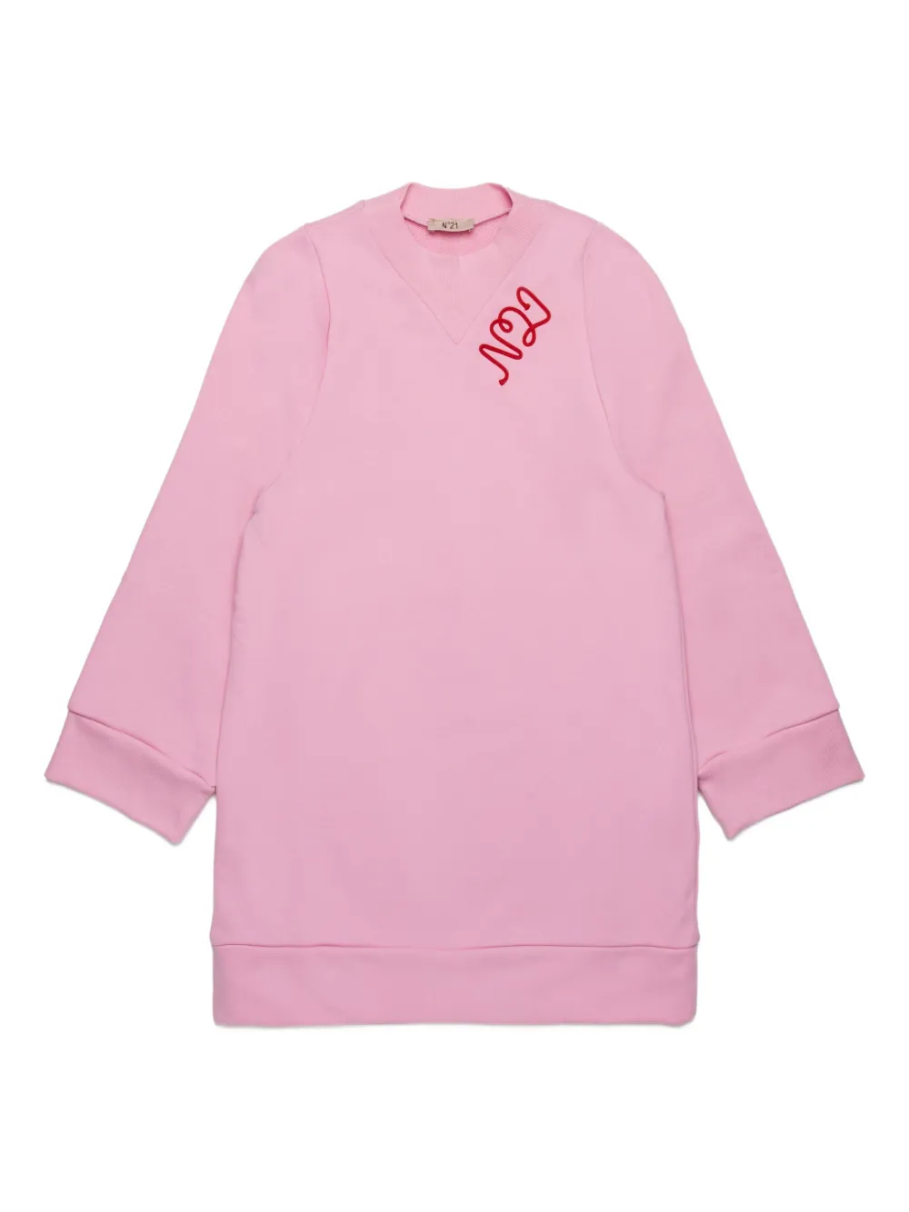Nº21 Kids cotton dress | Pink | Image 1