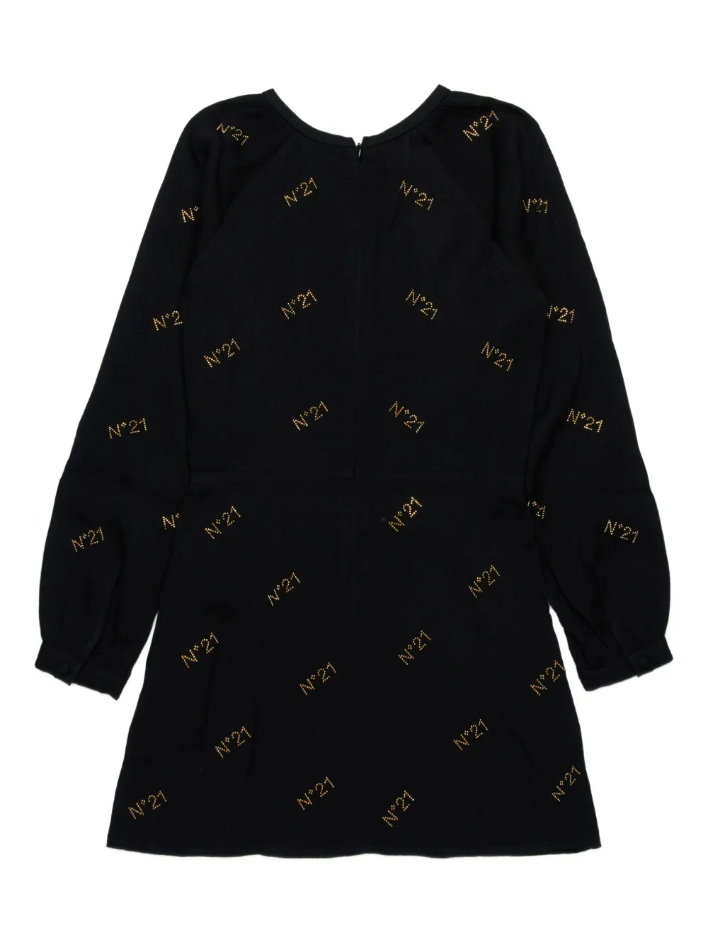 Nº21 Kids D140F jurk Zwart