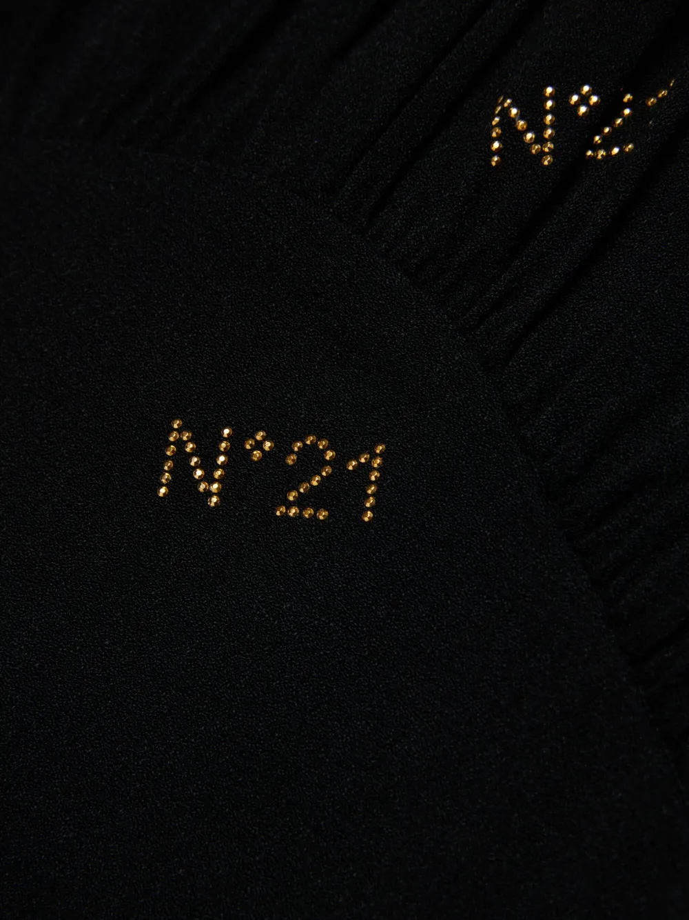 Nº21 Kids D140F jurk Zwart