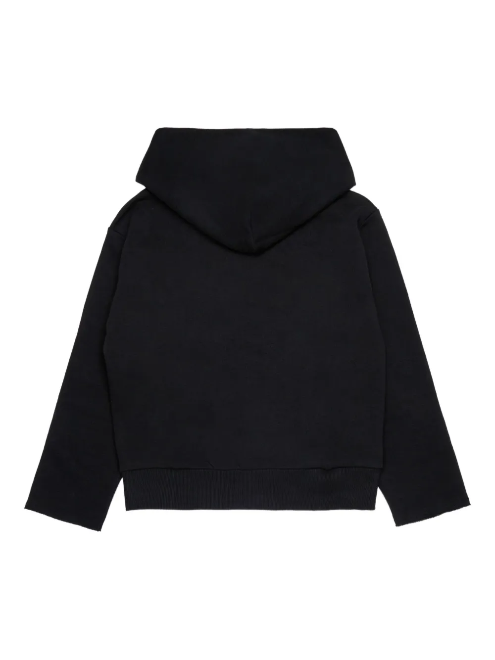 MM6 Maison Margiela Kids zip-pocket hoodie Zwart