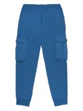 DSQUARED2 KIDS maple-leaf logo cargo casual trousers - Blue