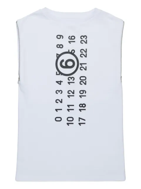 MM6 Maison Margiela Kids numbers-motif dress