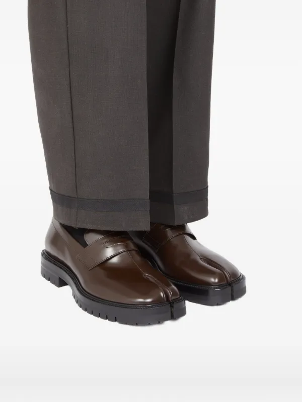 Maison Margiela Tabi County ローファー | ブラウン | FARFETCH JP