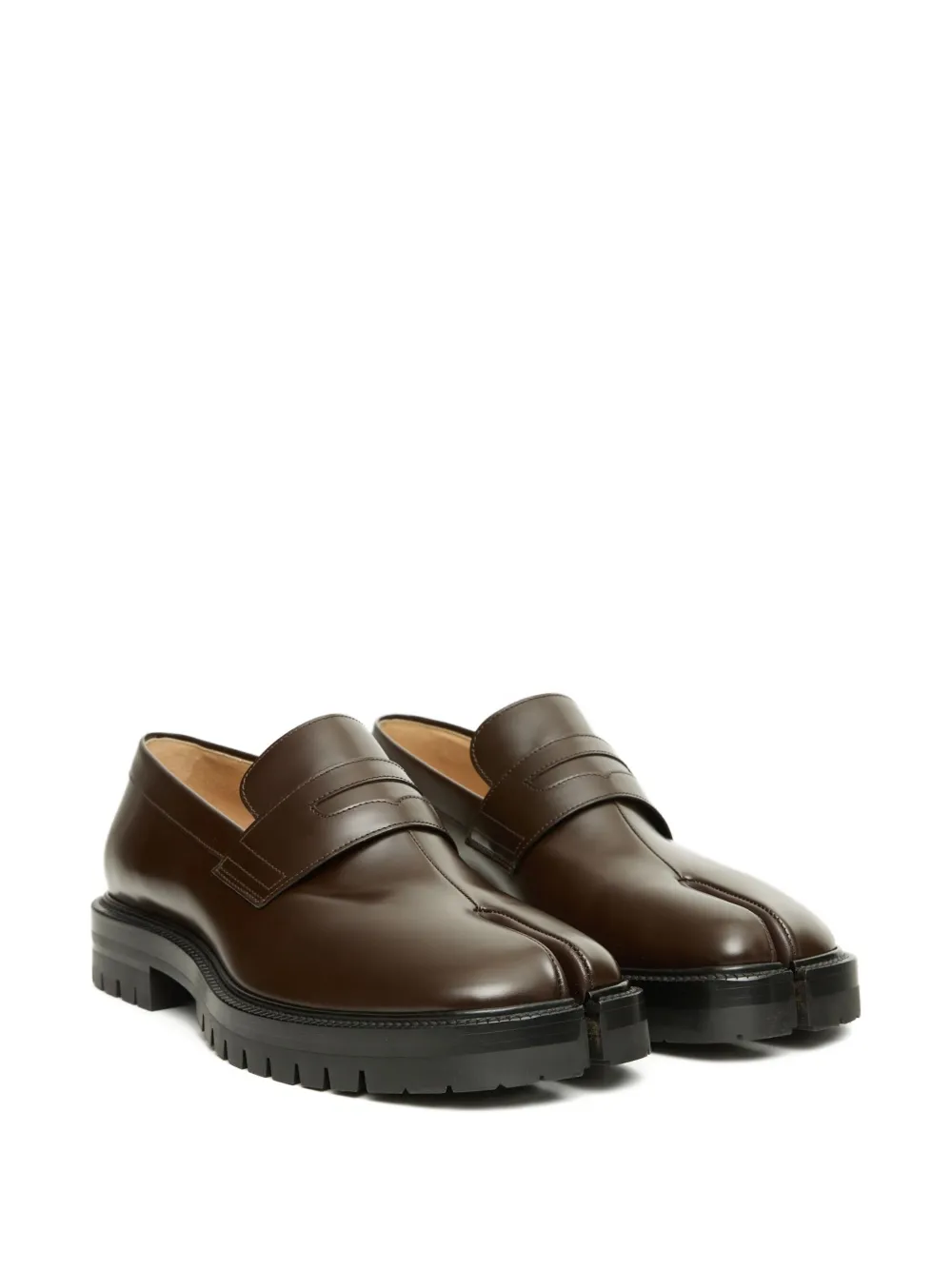 Maison Margiela Tabi County loafers Brown